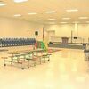 The school’s new cafeteria and stage area boasts a full commercial kitchen — a feature the school’s former facility didn’t have. JODI DEAL PHOTO.Click Hereto order photo reprints