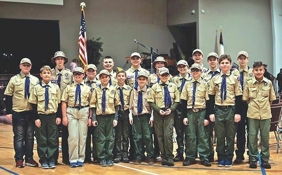 Members of Boy Scout Troop 630 continue the tradition of honoring local veterans. 

MICHELLE MULLINS PHOTO