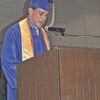 ‘I see the last of a rare breed,’ Appalachia High School valedictorian Chase Morelock told fellow seniors. GLENN GANNAWAY PHOTO.Click Hereto order photo reprints