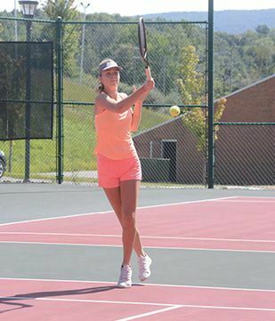 UVA Wise’s top-seeded women’s tennis player, Liza Akimenko, dominated the women’s division.