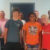 Norton school summer interns were recognized at the School Board's Monday meeting. Left to right are Noah Elkins, Clay Hart, Macie Sensabaugh and Savannah Adams. Not pictured are Kaylee Jenkins and Bryson Keys.  KENNETH CROWSON PHOTO