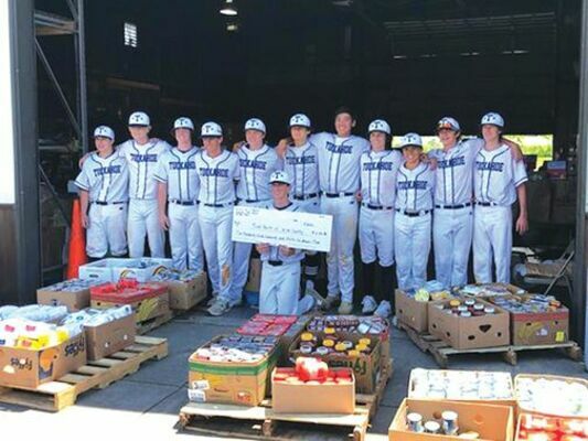 The Tuckahoe team raised $2,336 total and used the money to purchase non perishable food items, which they personally 
delivered to the Food Bank of Wise County.