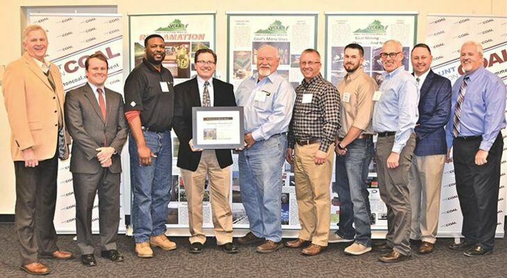 Buchanan Minerals LLC in Buchanan County won the award for best active deep mine.