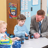Norton Elementary and Middle School Principal Scott Addison interacts with students.  SUBMITTED PHOTO