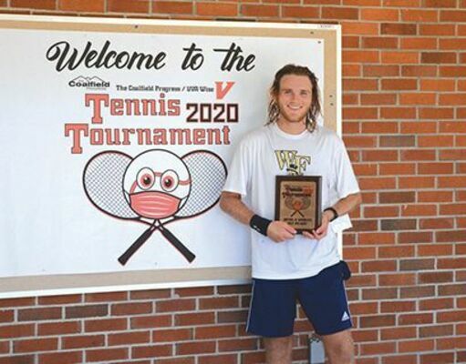 UVA Wise’s Jake Ferner won the championship in a tough Men’s A singles division.