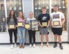 From left to right: Central’s Madison Looney, Abbie Jordan, overall winner Emmah McAmis, Ethan Collins and Brady Sturgill. Not pictured, Casey Dotson. PHOTO BY KELLEY PEARSON