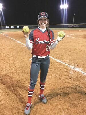 Central softball's Hannah Carter - SUBMITTED PHOTO