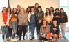 John I. Burton High School’s Literary Club poses with novelist and ‘Big Stone Gap’ author Adriana Trigiani Nov. 14 during her workshop ‘Your Origins and Your Stories,’ presented at UVA Wise.  BURTON HIGH SCHOOL PHOTO