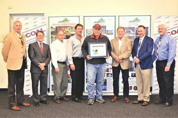 Norton Coal Co. LLC won the award for best stewardship in mining and reclamation for a Tazewell County operation.