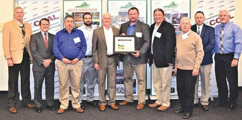 Savage Services Corp. was recognized for best abandoned mine land enhancement, regarding cleanup of the Looney Creek gob pile in Wise County.