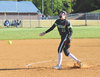 Emma Sartin pitched three innings for the Lady Spartans Thursday. PHOTO BY KELLEY PEARSON