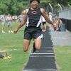 Central’s Alec Gent soared to victory in the triple jump Wednesday. PHOTO BY KELLEY PEARSON
