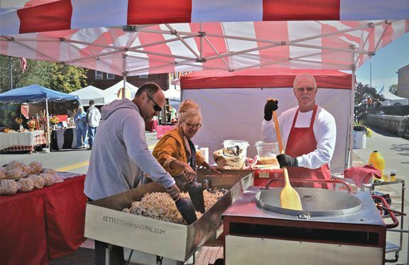 Wanda and Bernie Young bring their kettle corn operation from east Tennessee to the fling every year. 

BONNIE AKER PHOTO